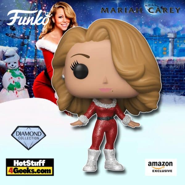 Funko Pop Rocks Mariah Carey Merry Christmas Diamond Glitter