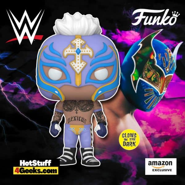 2021 NEW WWE Rey Mysterio Glow Funko Pop Exclusive