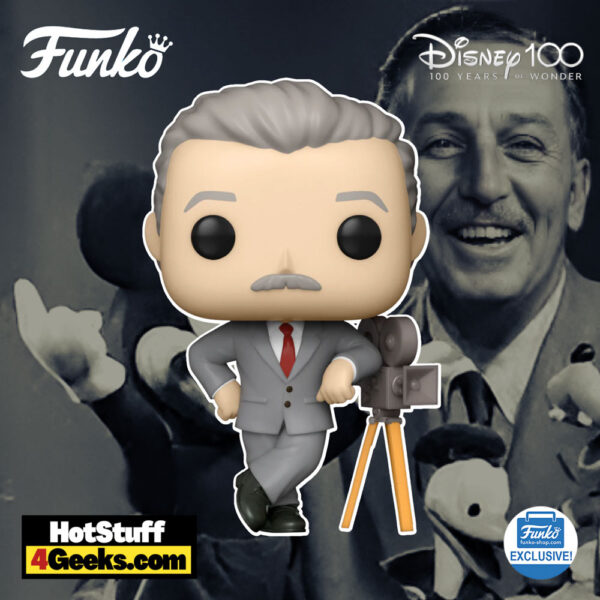 2023 Disney 100 Years Walt Disney With Camera Funko Pop