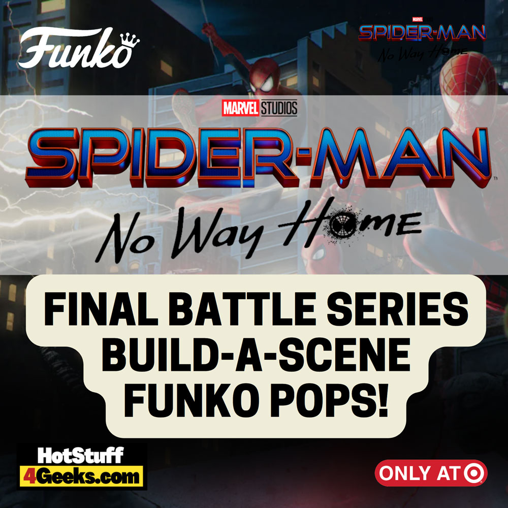 NEW Spider Man No Way Home Build A Scene Funko Pops