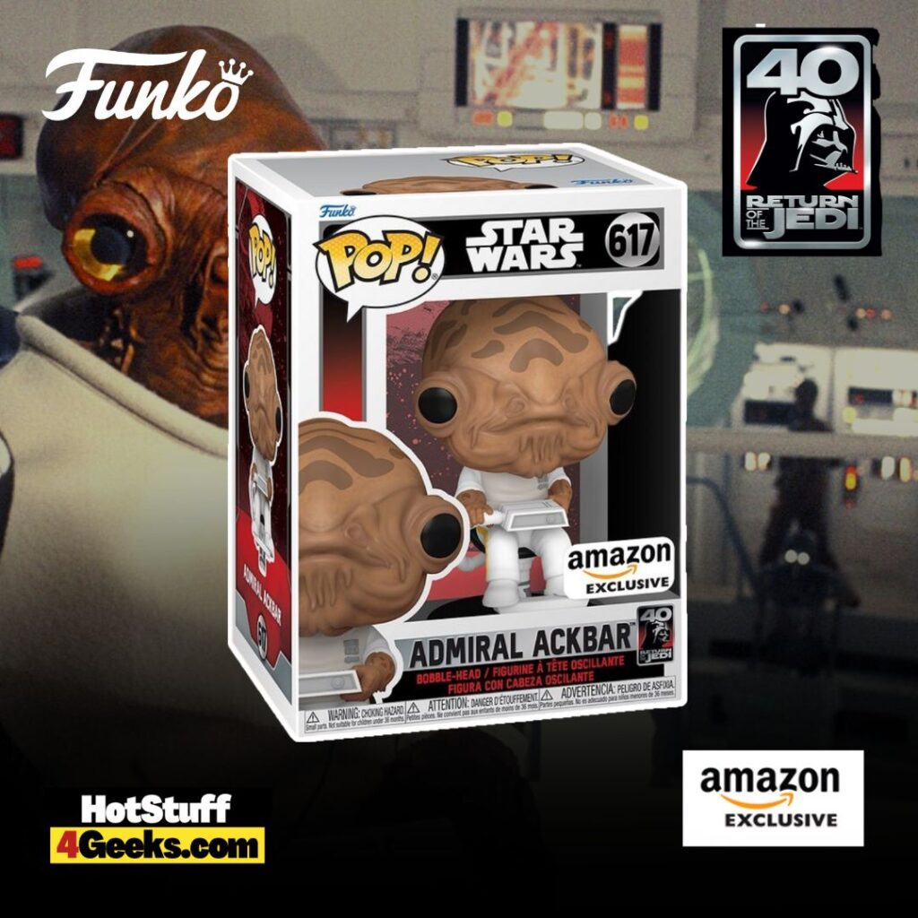 New Star Wars Admiral Ackbar In Chair Funko Pop Exclusive