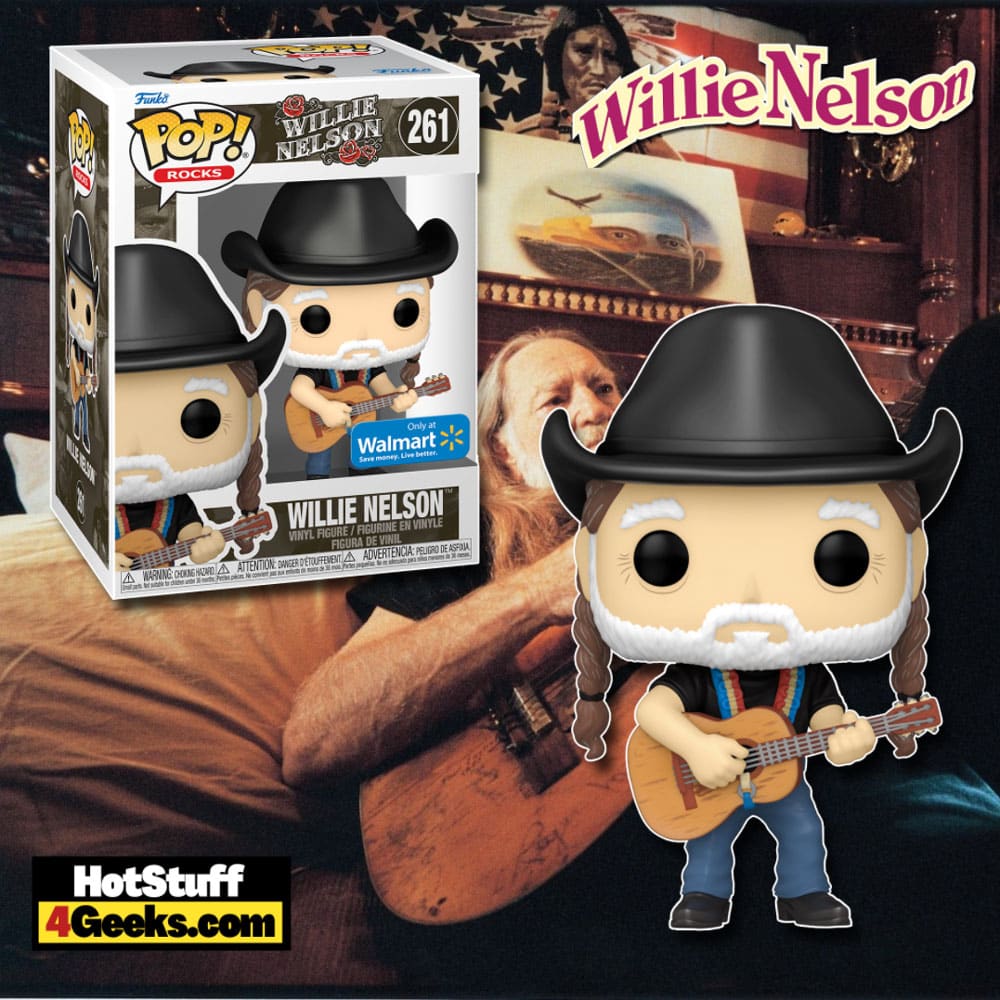 Funko Pop! Rocks: Willie Nelson with Cowboy Hat Funko Pop! Vinyl Figure - Walmart Exclusive