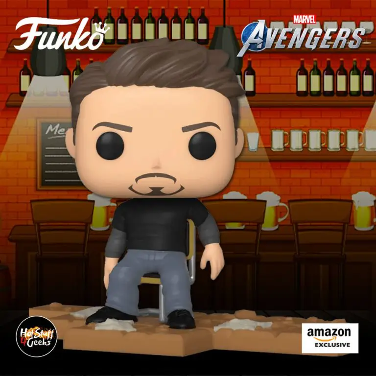 Funko Pop! Deluxe: Marvel Avengers - Victory Shawarma Series - Tony Stark (Iron Man) Funko Pop! Vinyl Figure - Amazon Exclusive, Figure 2 of 6