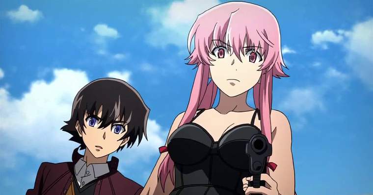 Top 10 Essential Anime for Death Note Fans - Mirai Nikki, 2011