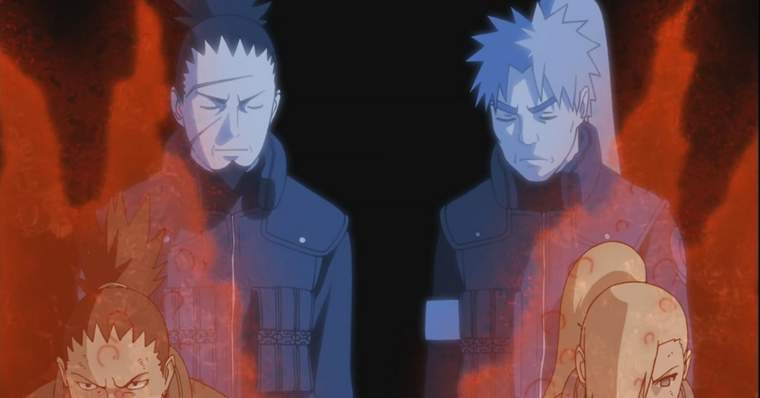 Naruto: The Saddest Deaths in The Anime - Shikaku Nara and Inoichi Yamanaka