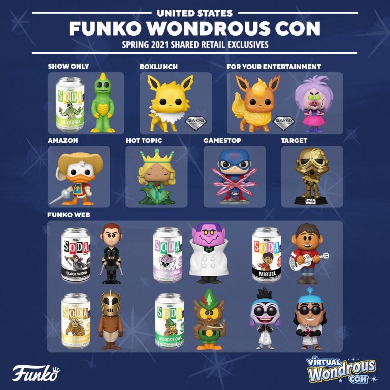 funko wondercon 2021 exclusives