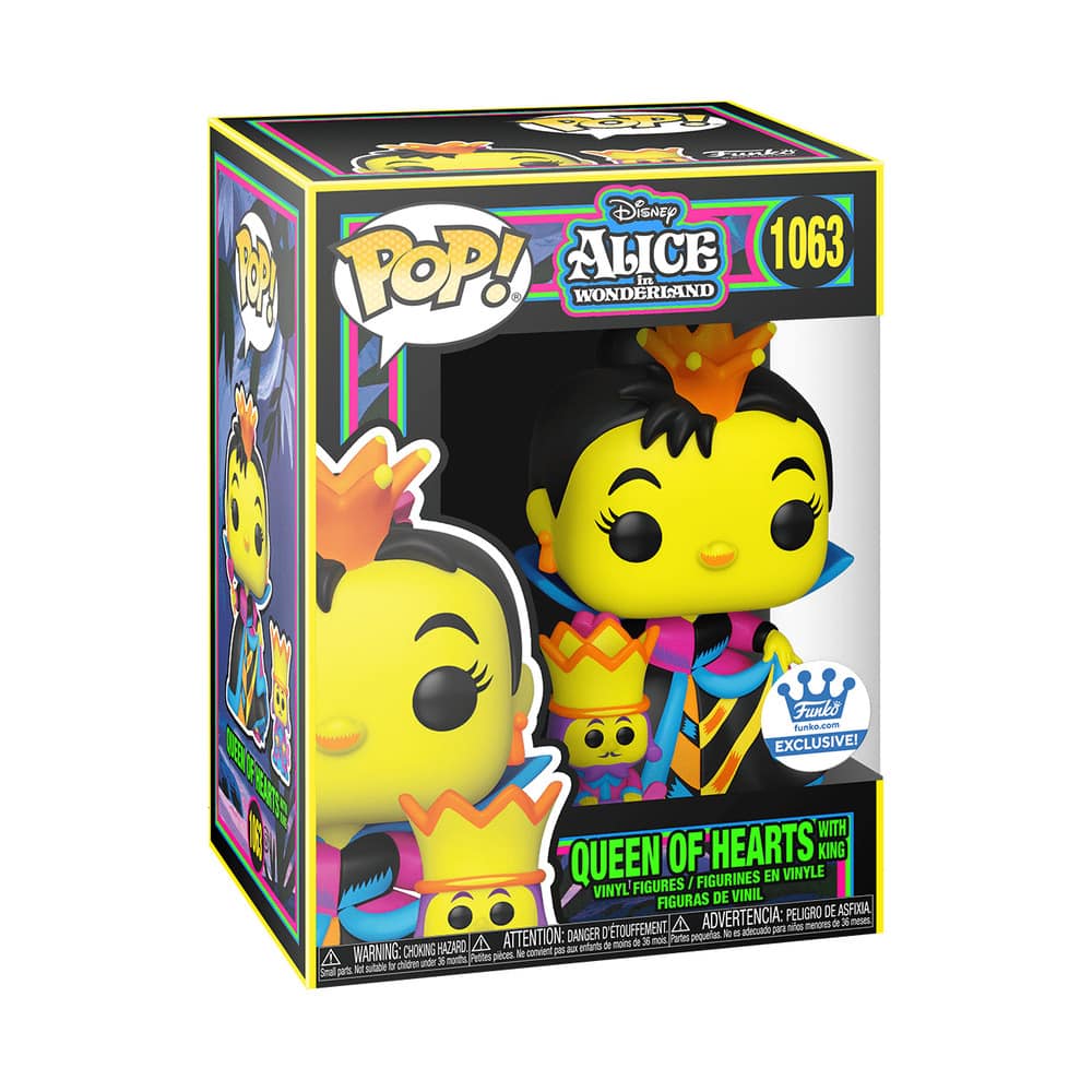 21 New Queen Of Hearts With King Black Light Funko Pop