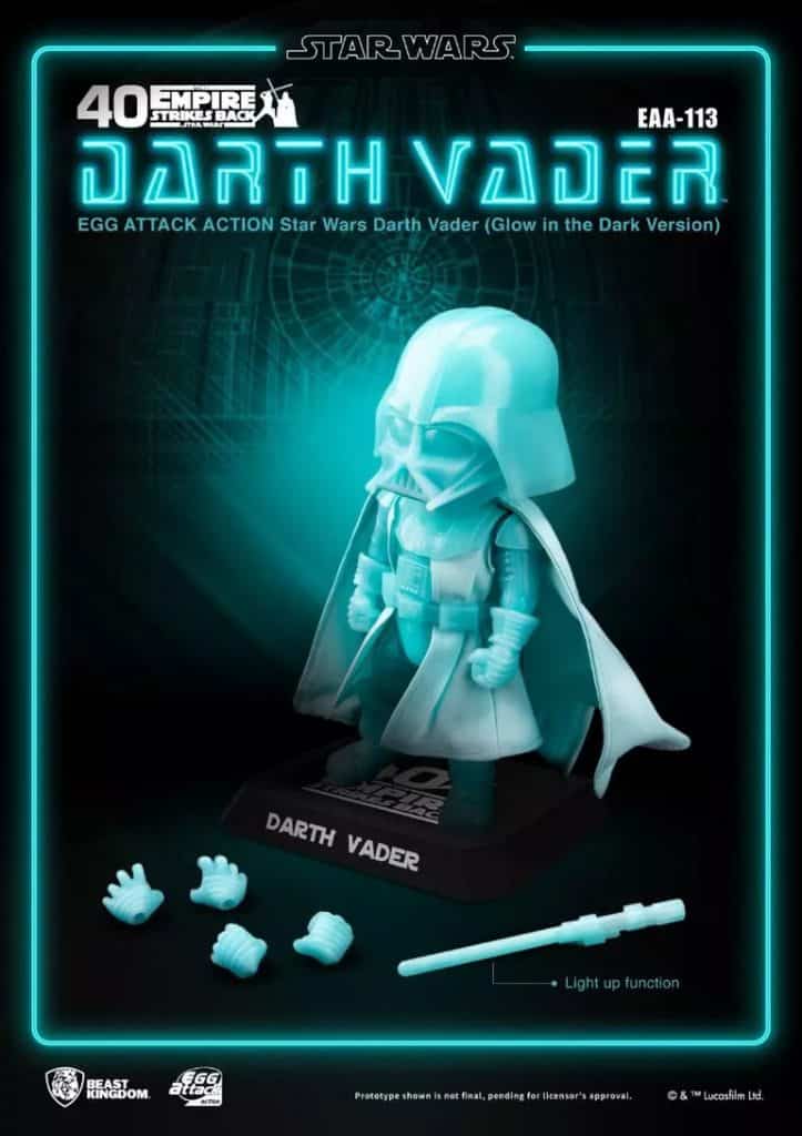 Beast Kingdom Star Wars Darth Vader Glow In the Dark (EAA-113) Action Figure