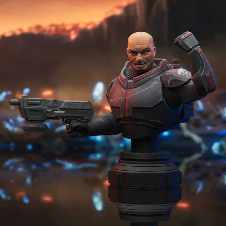 Gentle Giant: Star Wars Clone Wars Wrecker Scale Mini-Bust