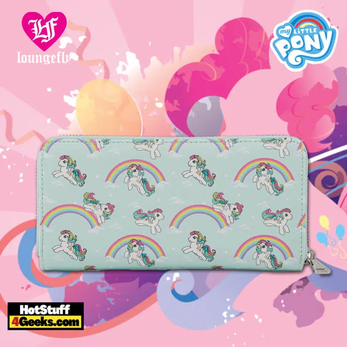 Loungefly Hasbro My Little Pony Starshine Rainbow AOP Zip Around Wallet