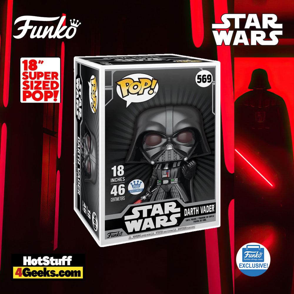 Funko Pop! Star Wars: Darth Vader in Fist Pose 18- Inch Funko Pop! Vinyl Figure - Funko Shop Exclusive