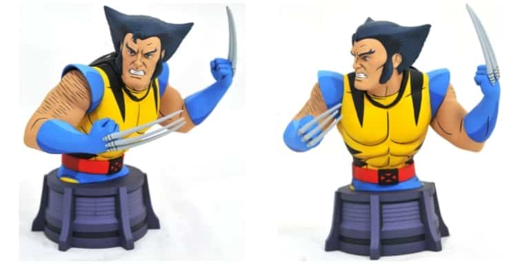 wolverine unmasked resin bust