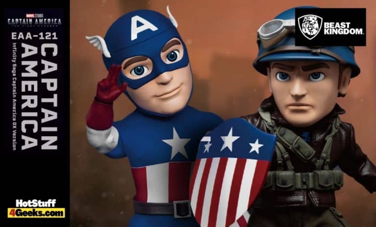 Beast Kingdom Marvel Infinity Saga Captain America EAA-121 Deluxe Version Action Figure