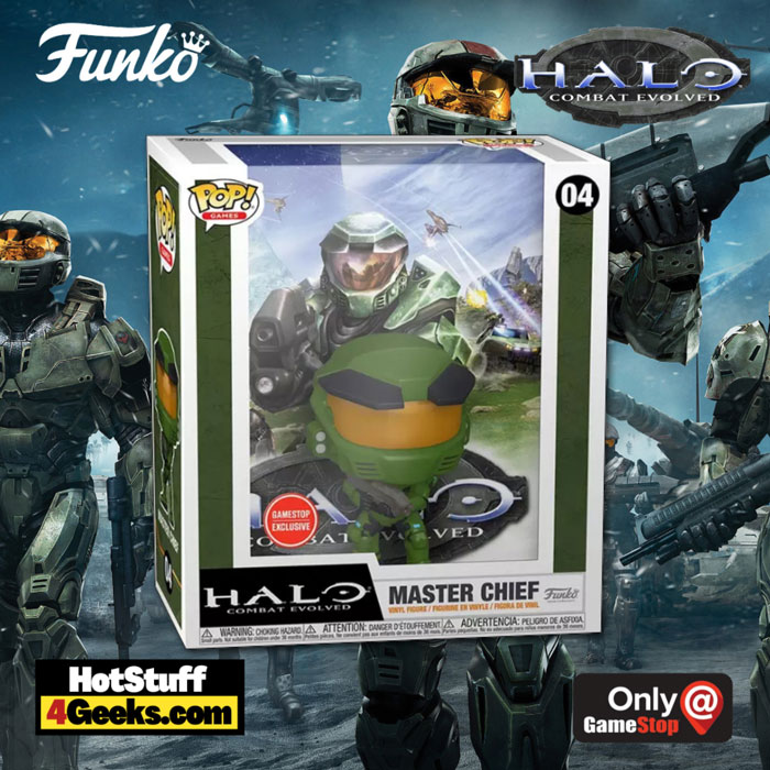 Funko POP! Game Cover: Halo Combat Evolved - Master Chief