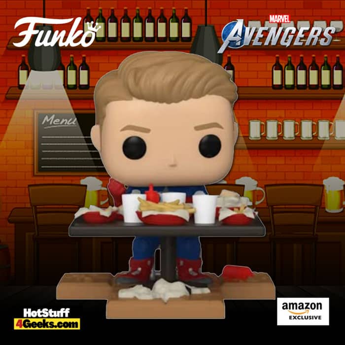 Funko Pop! Deluxe Marvel Avengers – Victory Shawarma Series – Captain America