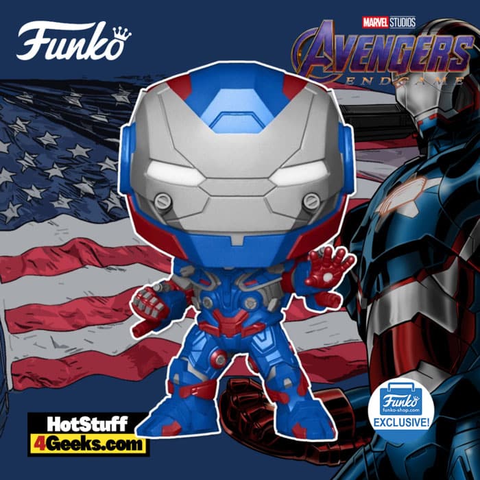 Avengers 4: Endgame Iron Patriot Metallic Mystery Box (Includes Iron ...