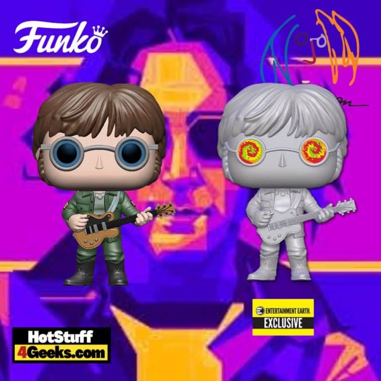 Funko Pop! Rocks: John Lennon - Military Jacket and With Psychedelic Shades Funko Pop! Vinyl Figures