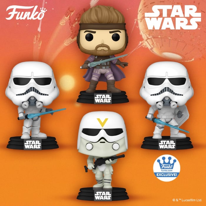 Funko Pop! Star Wars: Concept Series Han Solo, Snowtrooper, and Stormtrooper Funko Pop! Vinyl Figures