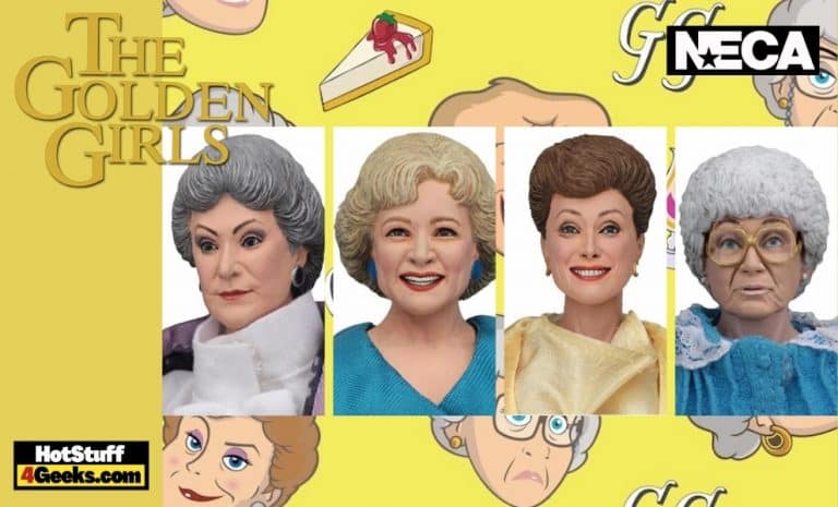 Neca: Golden Girls - Dorothy Zbornak, Rose Nylund, Blanche Devereaux, and Sophia Petrillo 8-Inch Clothed Action Figures