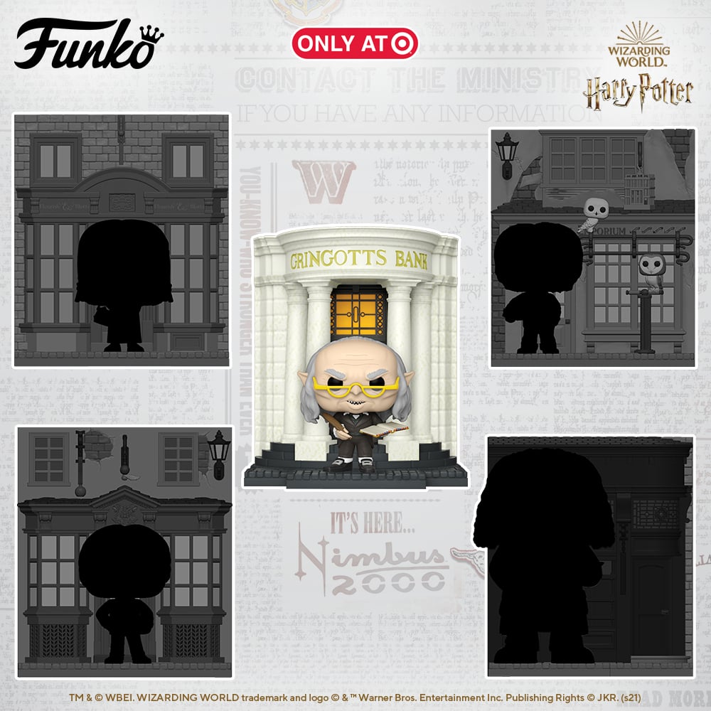 Funko POP! Deluxe: Harry Potter Diagon Alley - Gringotts Bank with Griphook Funko Pop! Vinyl Figure - Target Exclusive