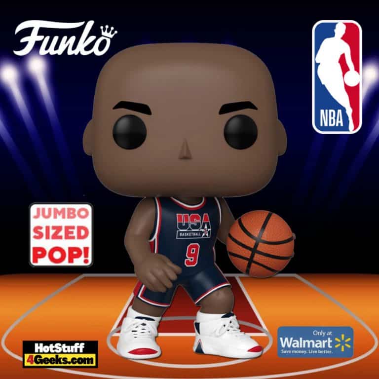 Funko POP! NBA: Michael Jordan (1992 Team USA Navy Uniform) 10-Inch Jumbo Sized Funko Pop! Vinyl Figure - Walmart Exclusive