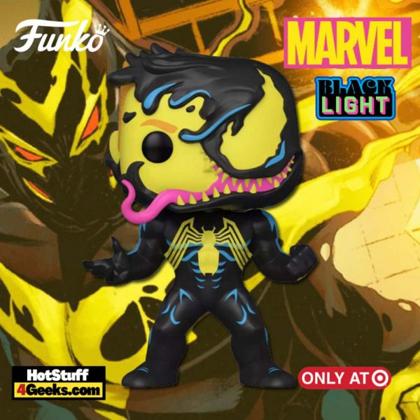 2021 NEW Funko POP! & Tee Venom - Eddie Brock Blacklight