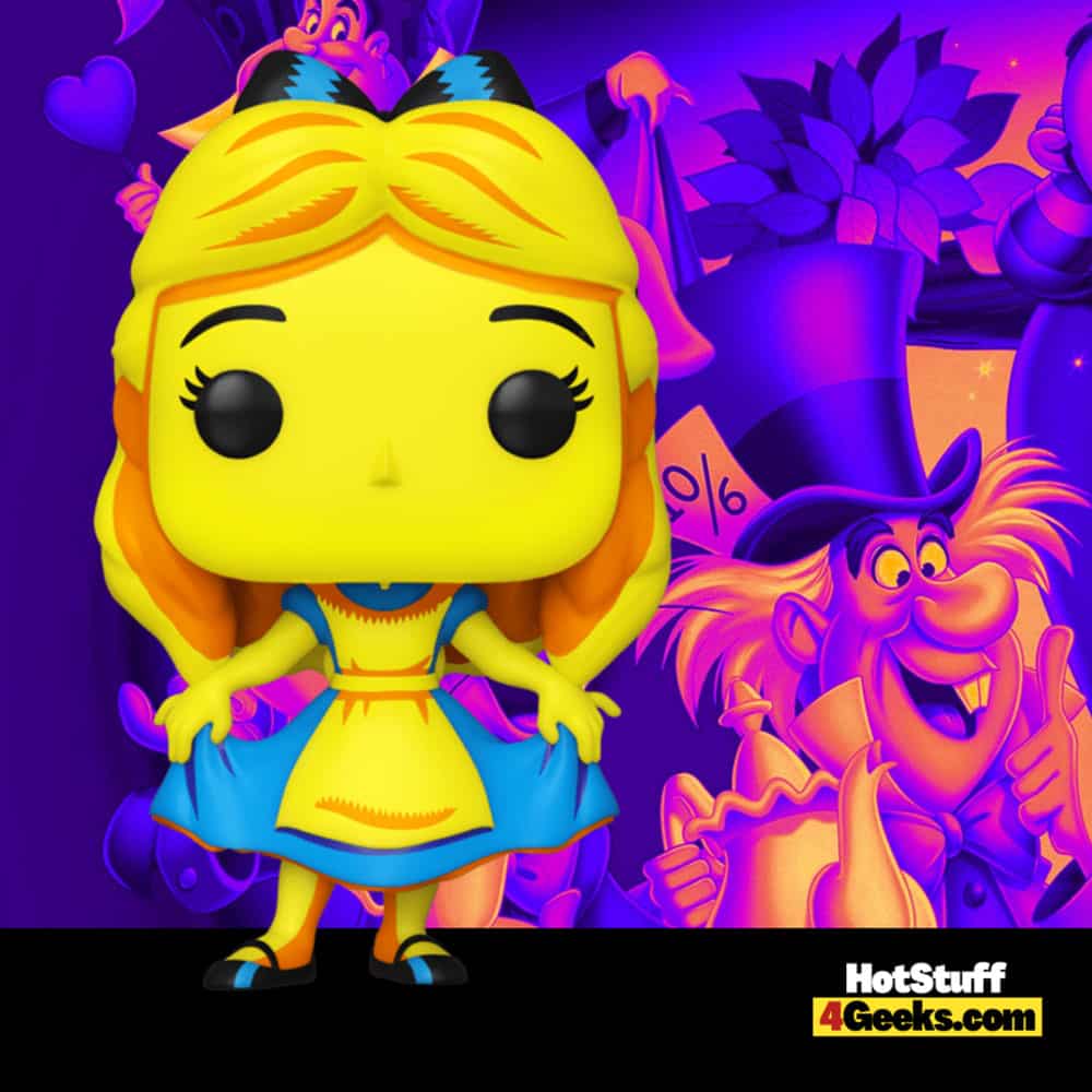 black light funko pop alice in wonderland