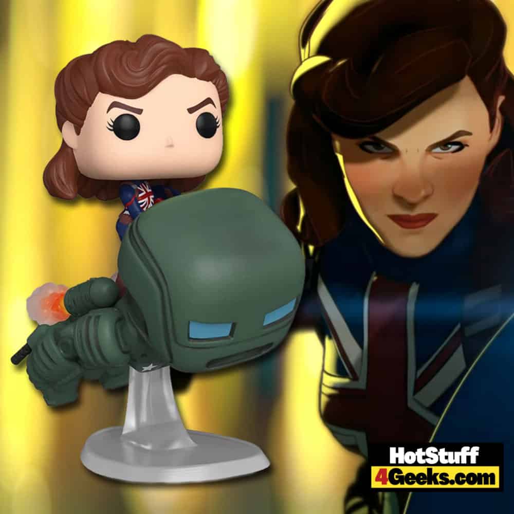 Funko Pop! Pop! Marvel: Marvel Studios’ What If…? – Captain Carter and the Hydra Stomper Funko Pop! Vinyl Figure - Amazon Exclusive