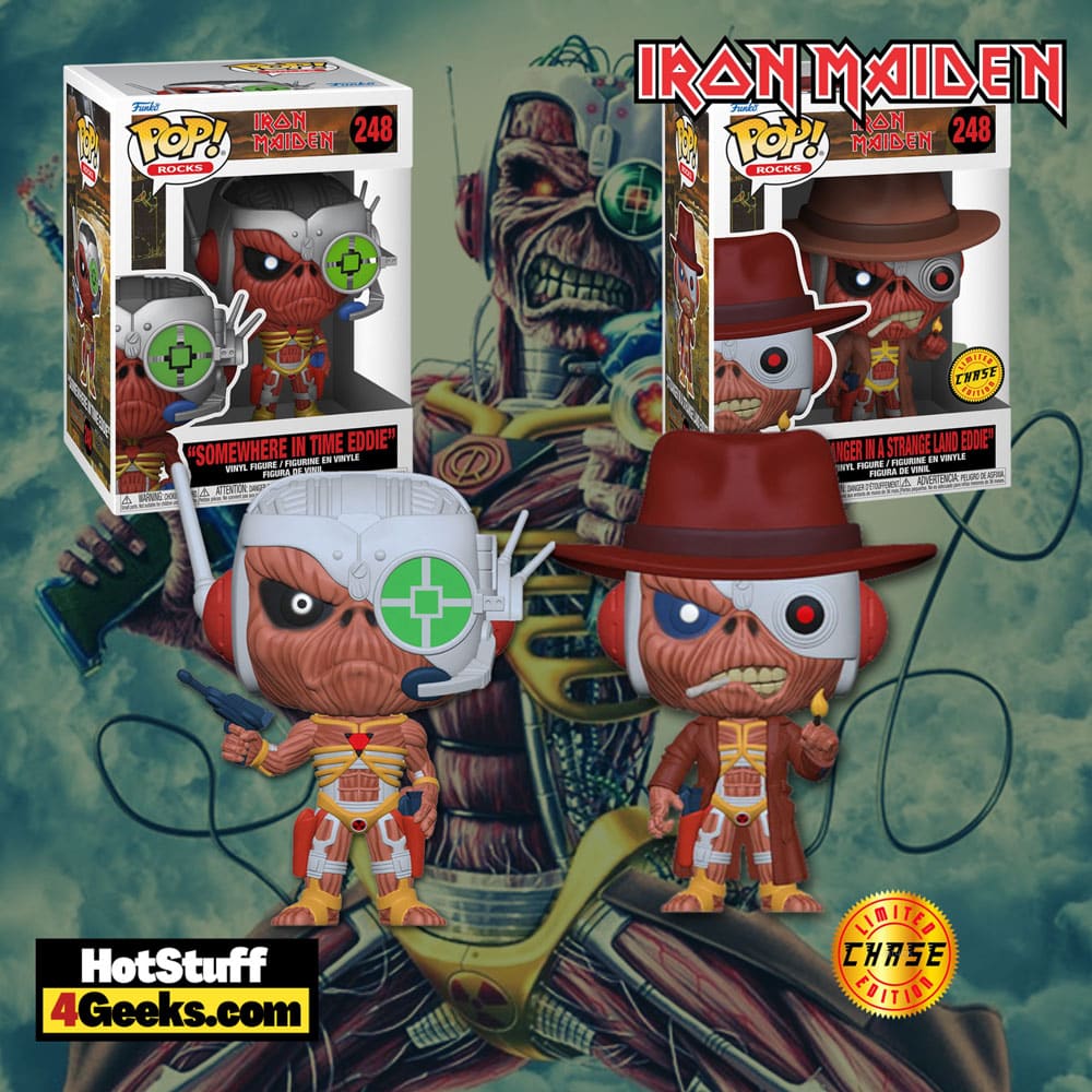 Funko Pop! Rocks: Iron Maiden - "Somewhere in Time Eddie" with Chase Variant Funko Pop! Vinyl Figure