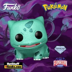 Funko Pop! Animation: Pokémon - Bulbasaur Diamond Glitter Funko Pop! Vinyl Figure Virtual FunKon 2021 - Target Shared Exclusive