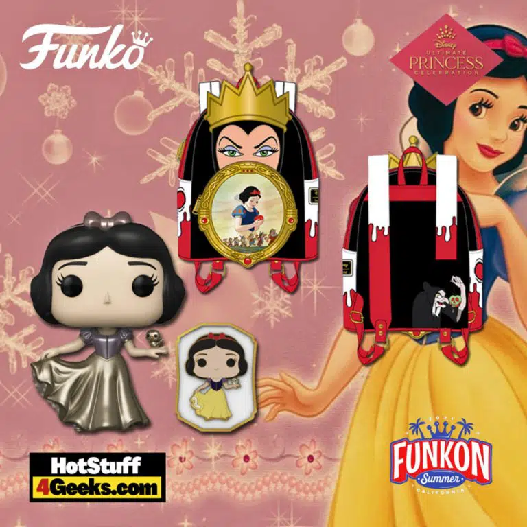 Funko Pop! Disney’s Ultimate Princess Celebration – Snow White Funko Pop! & Pin Vinyl Figure and Loungefly Mini Backpack Bundle Virtual FunKon 2021 - Funko Shop Shared Exclusive