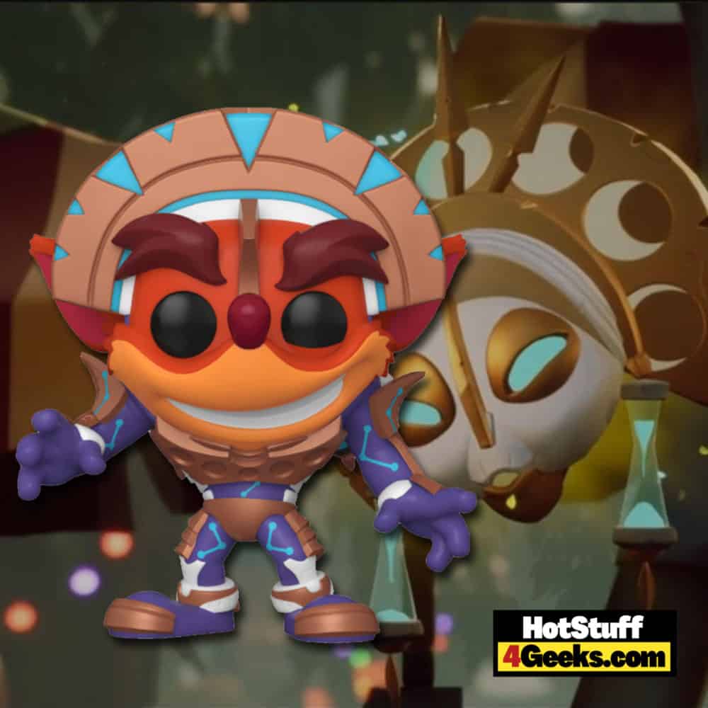 Funko Pop! Games: Crash Bandicoot - Crash in Mask Armor (Metallic) Funko Pop! Vinyl Figure Virtual FunKon 2021 - Walmart Shared Exclusive