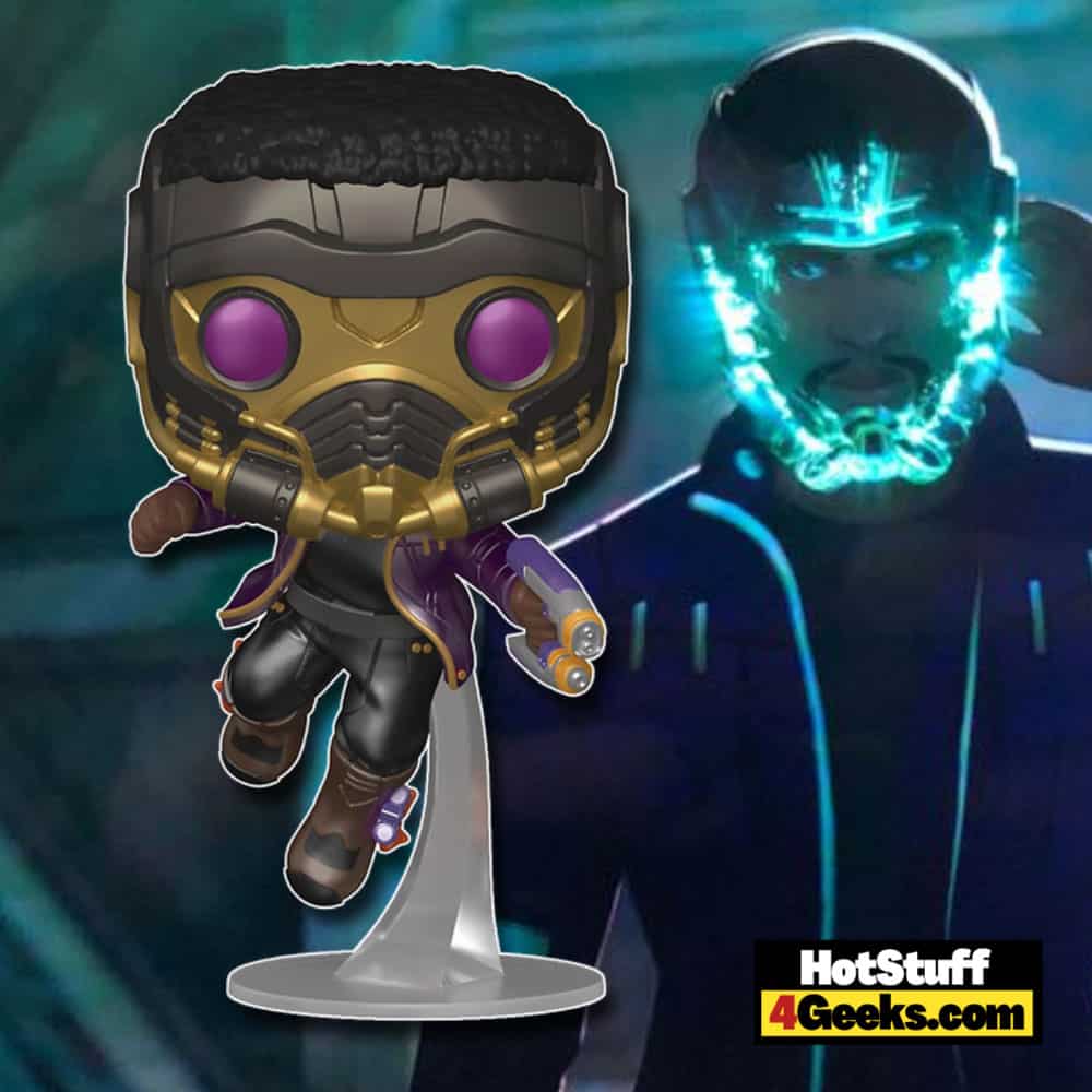 Funko Pop! Marvel Studios: What If...? - T’Challa Star-Lord Metallic Funko Pop! Vinyl Figure - BoxLunch Exclusive