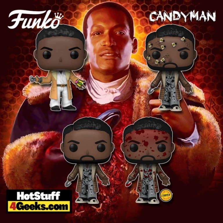 Funko Pop! Movies: Candyman (2021) - Candyman with Bees, Sherman Fields, and Candyman With Bloody Chase Variant Funko Pop! Vinyl Figures