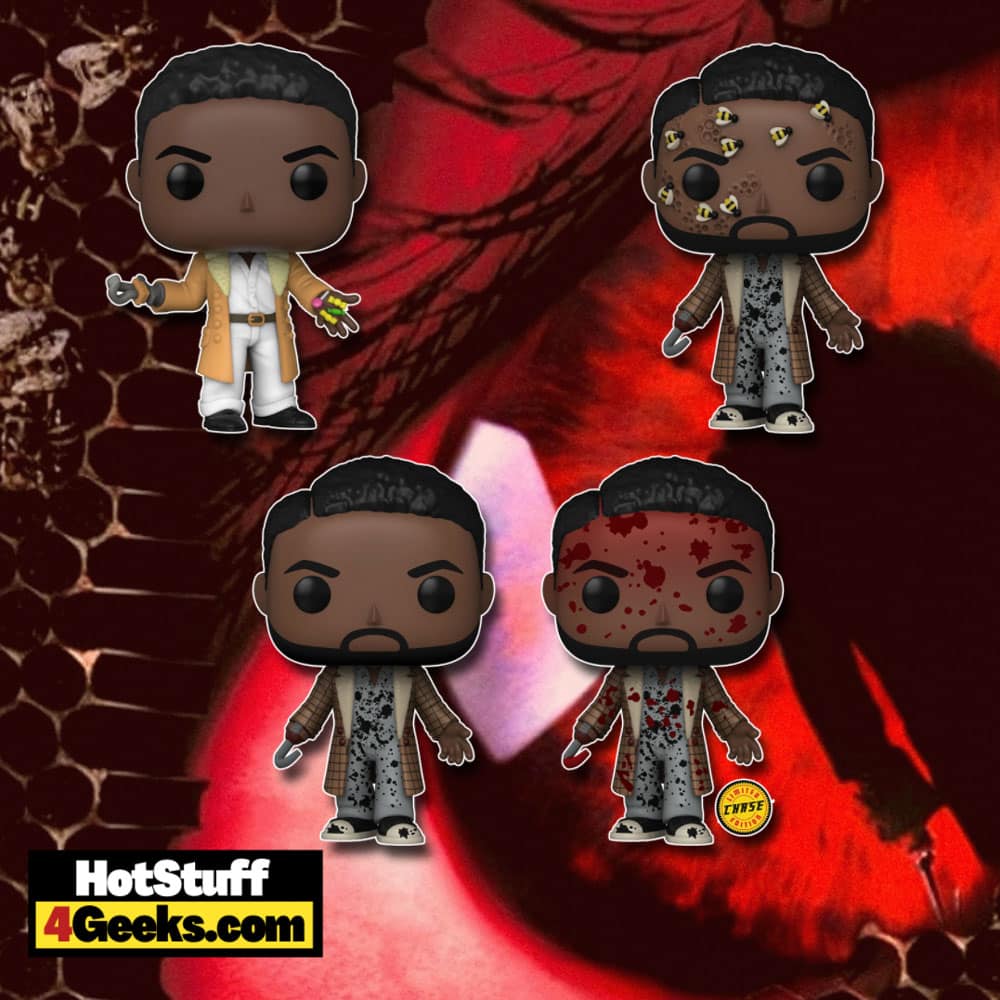 Funko Pop! Movies: Candyman (2021) - Candyman with Bees, Sherman Fields, and Candyman With Bloody Chase Variant Funko Pop! Vinyl Figures