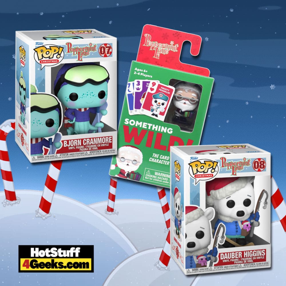 Funko Pop! Peppermint Lane: Dauber Higgins and Bjorn Cranmore Funko Pop! Vinyl Figures and Santa Claus Something Wild Funko Pop! Card Game