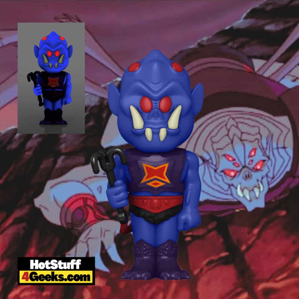 Funko Vinyl Soda: Masters of the Universe: Webstor Vinyl Soda Figure With Glow In The Dark Chase Virtual FunKon 2021 - Toy Tokyo Shared Exclusive