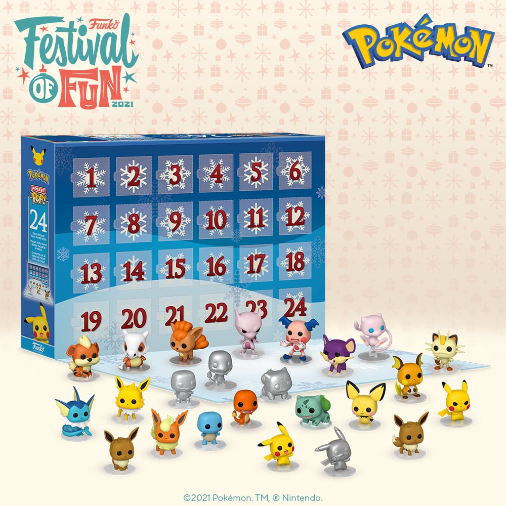 Pokemon Funko Pocket Pop! Holiday Countdown Calendar