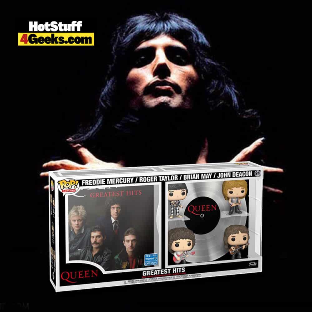 Funko Pop! Deluxe Album: Queen – Queen Greatest Hits Funko Pop! Vinyl Figures – Walmart Exclusive