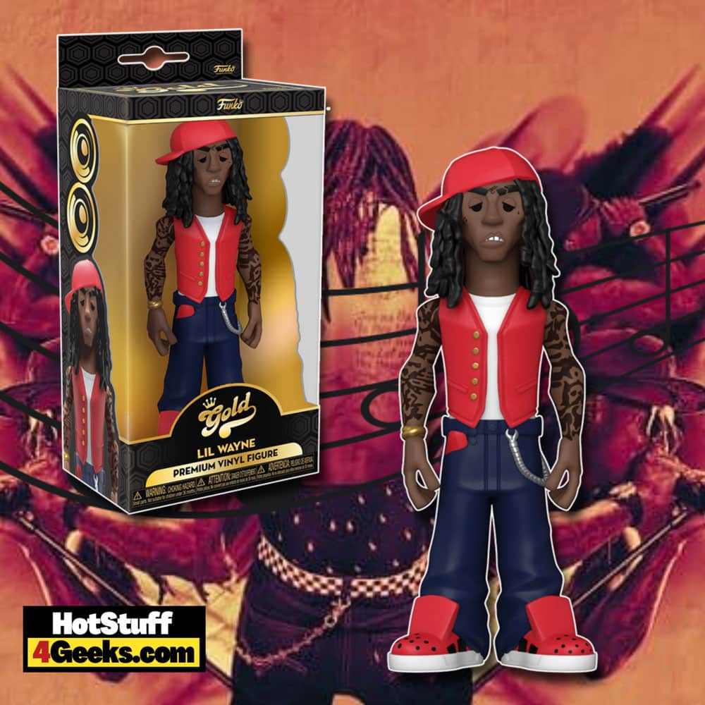 2021 NEW Lil Wayne 5-inch Funko Gold Vinyl Figure