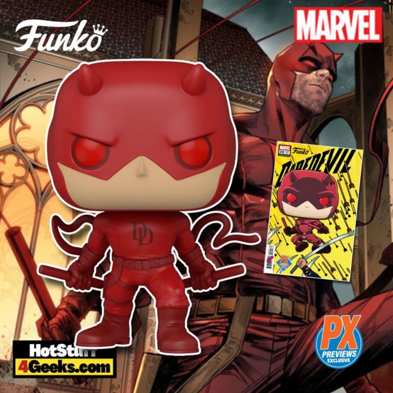 Funko Pop! Marvel - Daredevil Action Pose Funko Pop! Vinyl Figure - PX Previews Exclusive with Daredevil #35 Variant Comic