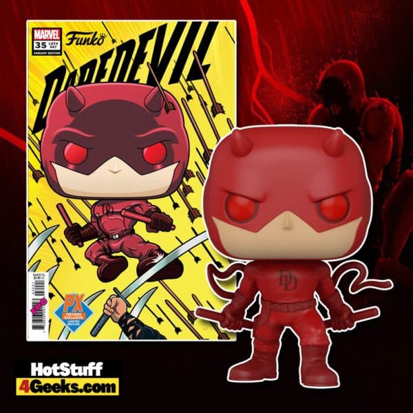 2021 NEW Daredevil Funko Pop! W/ Daredevil #35 Variant Comic