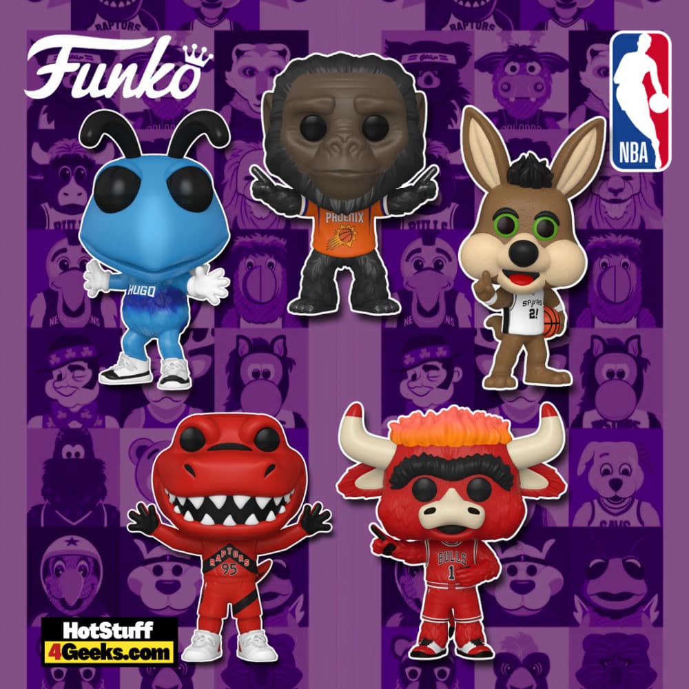 6 NEW NBA Mascots Funko Pop! Figures (2021)