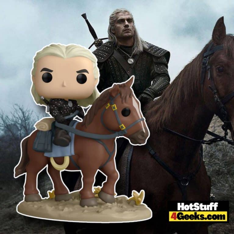 geralt and roach funko