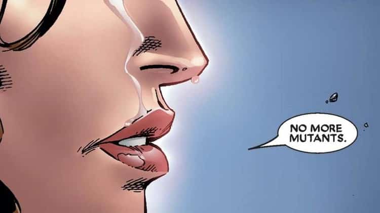 With just one sentence, Wanda has managed to decimate Marvel's mutants