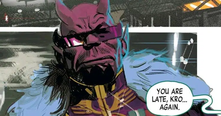 In the comics, Kro is very similar to Thanos