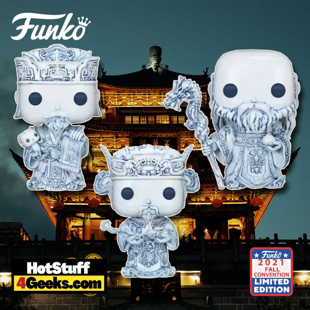 NEW The Three Immortals 3-Pack Funko Pops! 2021 Fall Convention