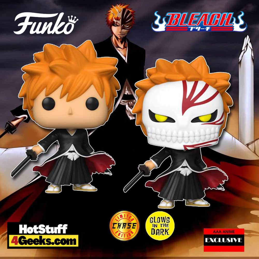 Funko Pop Bleach Ichigo Kurosaki Bankai Tensa Zangetsu Vinyl Figure (AAA  Anime Exclusive) : : Brinquedos e Jogos