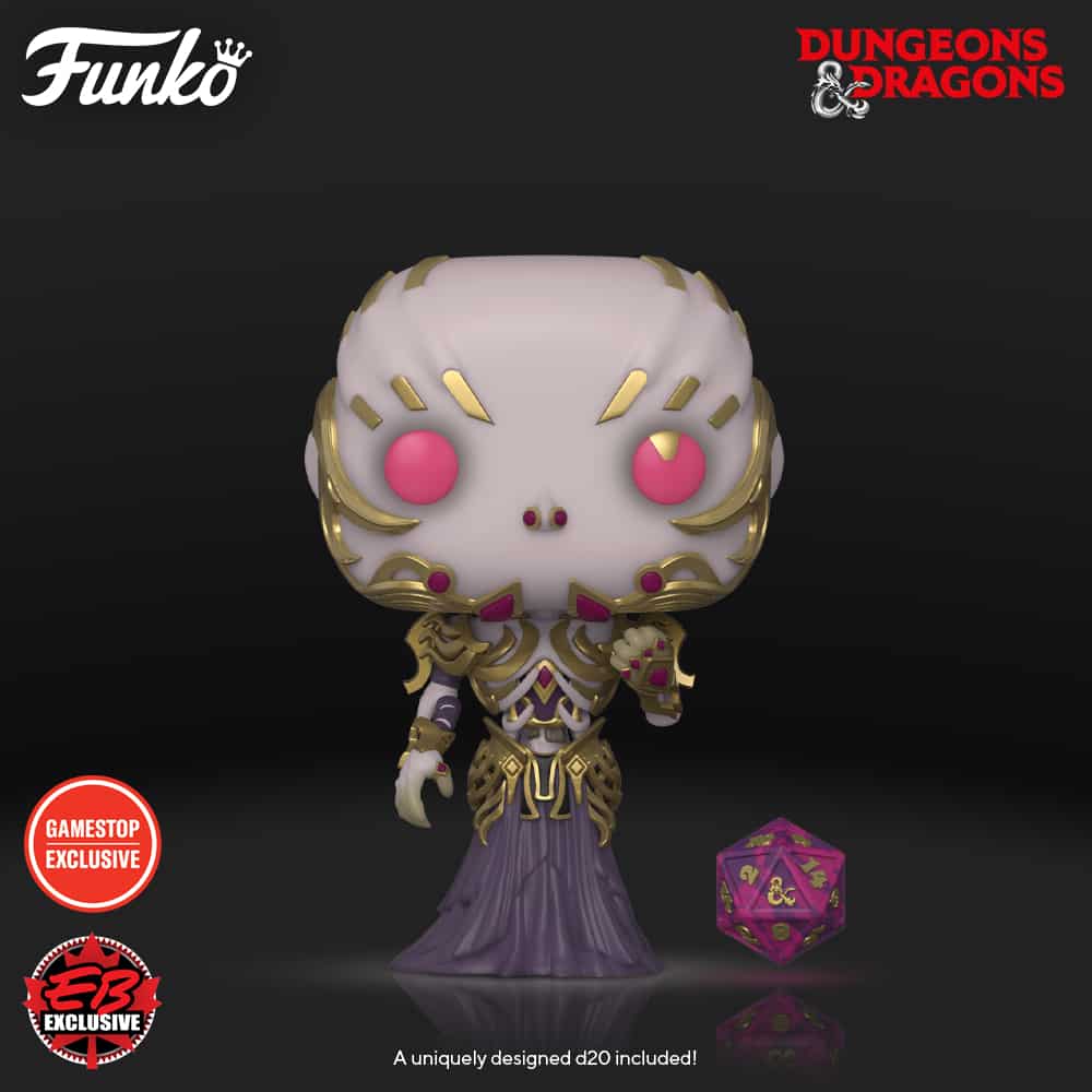 Funko Pop! & Die: Dungeons & Dragons – Vecna (With D20) Metallic Funko Pop! Vinyl Figure - GameStop Exclusive