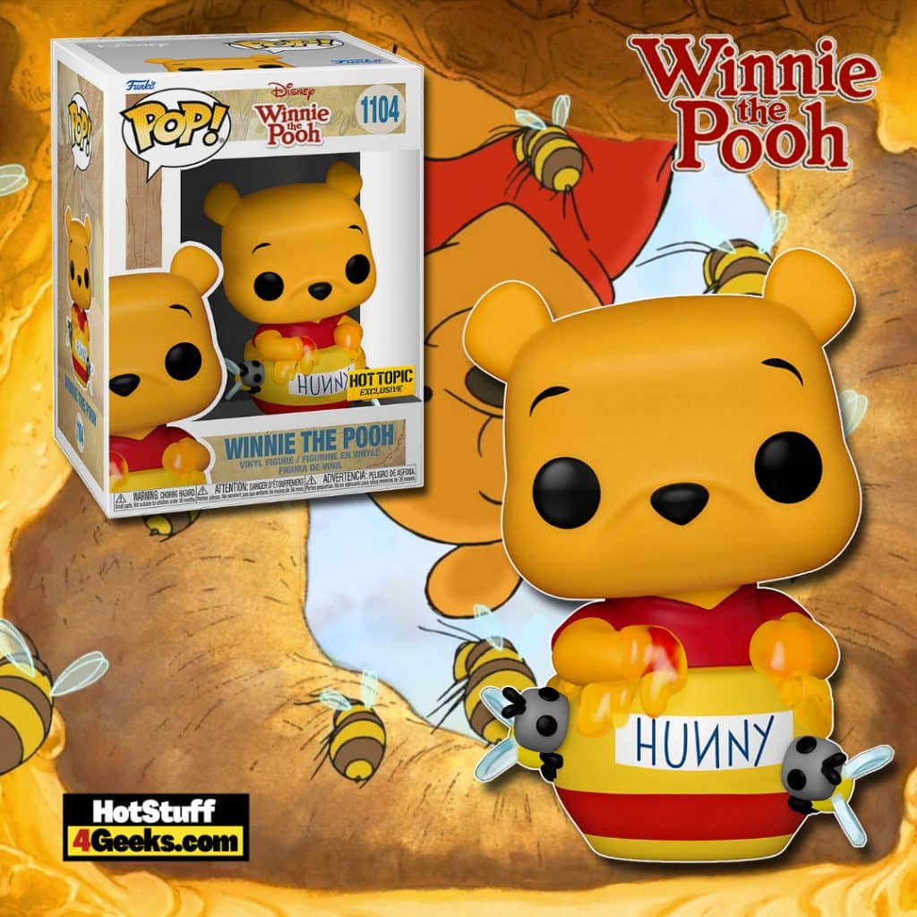 Figurine Winnie The Pooh In Honey Pot / Winnie L'Ourson / Funko Pop Disney  1104 / Exclusive Special Edition